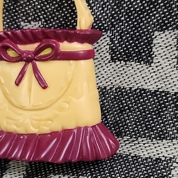 My Scene Shopping Spree (Trinkets) Chelsea Yellow & Red Purse Hand Bag Accessory - Picture 3 of 10
